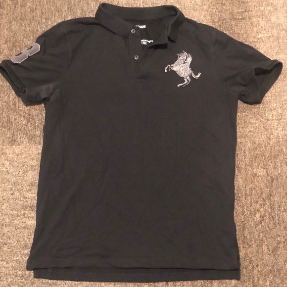 Men’s Black Polo T-Shirt - Picture 1 of 1